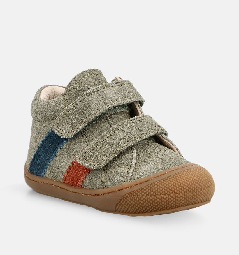 Naturino Macks 2 Vl Baskets montantes en Vert pour gar&ccedil;ons (380174) - pour semelles orthop&eacute;diques