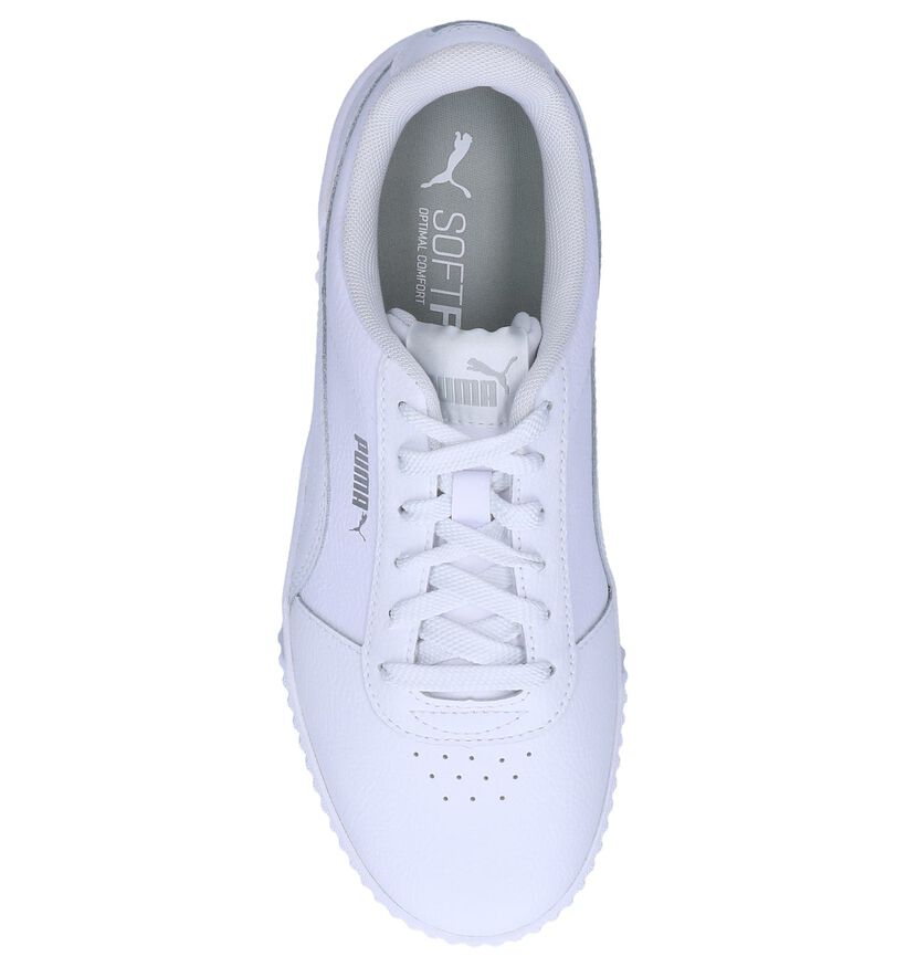 Puma Carina Witte Sneakers in kunstleer (276773)