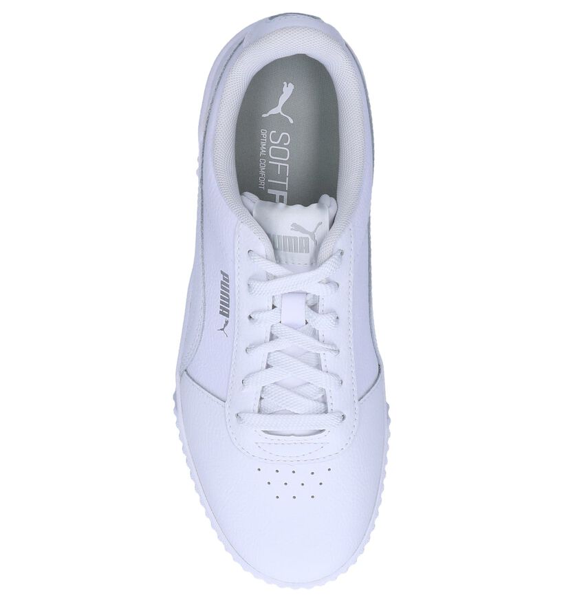 Puma Carina Baskets en Blanc en cuir (276773)