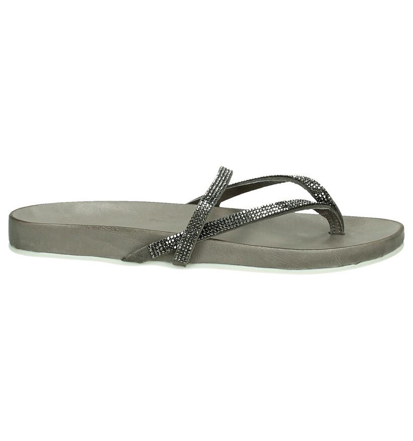 Inuovo Taupe Teenslipper, , pdp