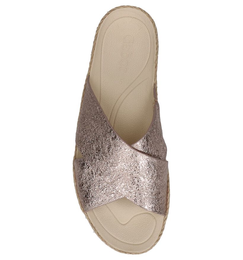 Rose Gold Comfortabele Slippers Gabor, , pdp