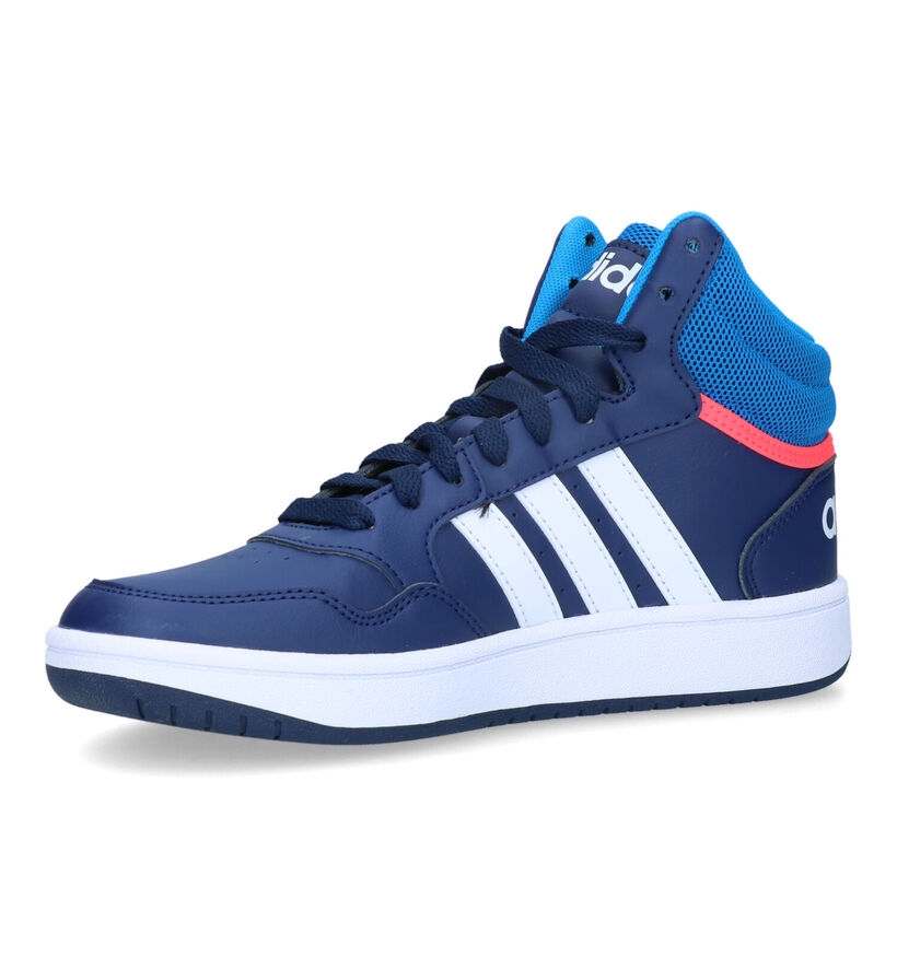 adidas Hoops Mid 3.0 Blauwe Sneakers voor meisjes, jongens (326855)