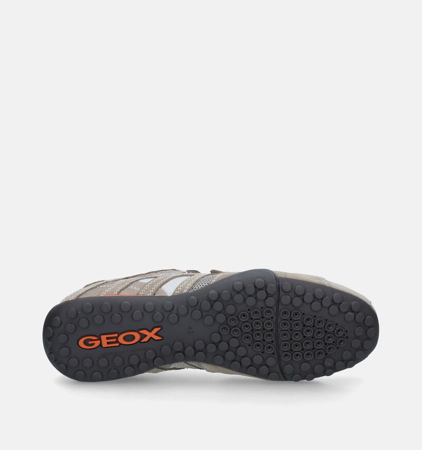 Geox Snake Beige Instappers voor heren (317554) - geschikt voor steunzolen