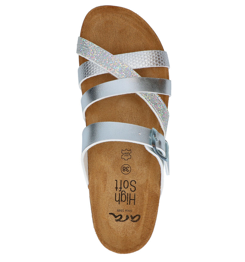 Ara Bali Nu-pieds en Argent en simili cuir (284441)