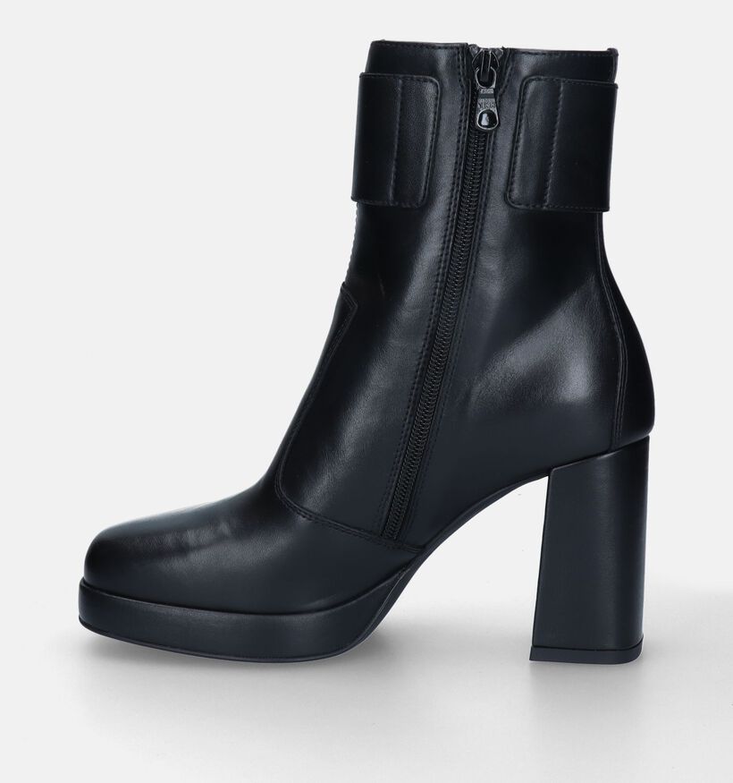 Aurora Bottines à talons en Noir pour femmes (330723)