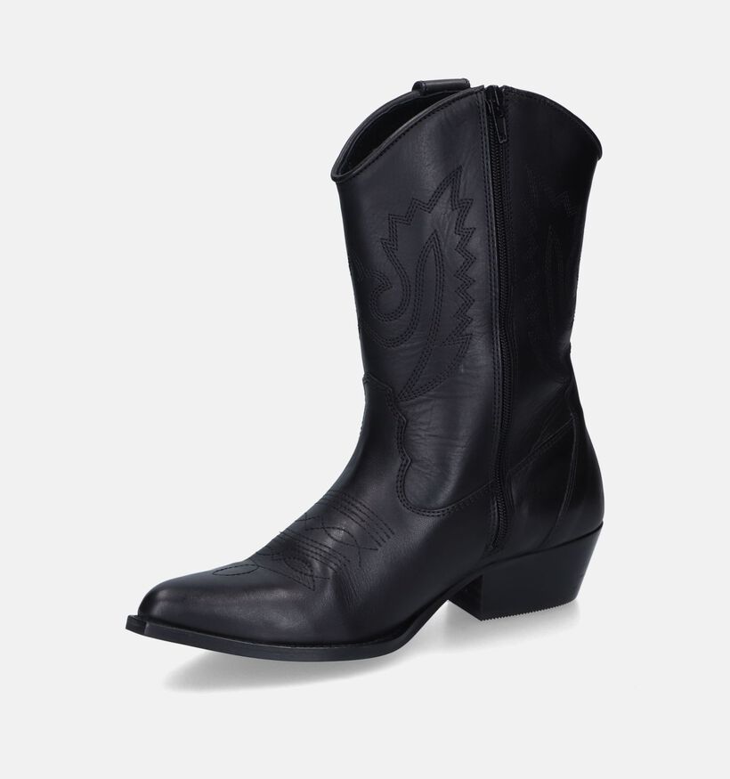 Poelman Bottes courtes en Noir pour femmes (325232)