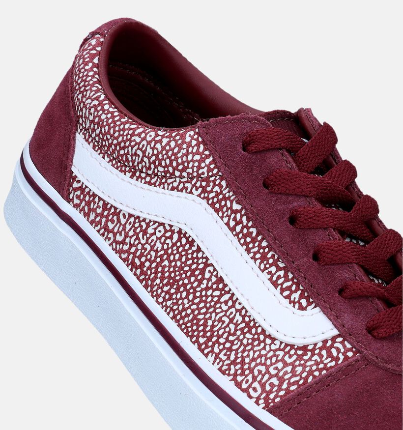 Vans Ward Bordeaux Skate sneakers voor dames (333942)