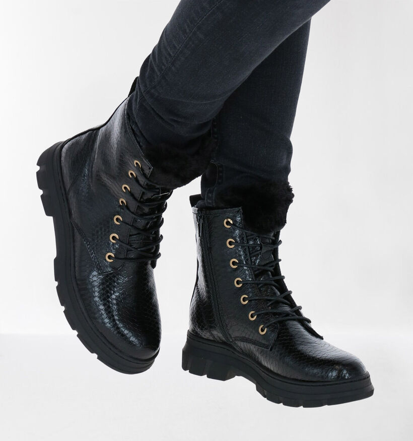Youh! Zwarte Boots in kunstleer (278735)