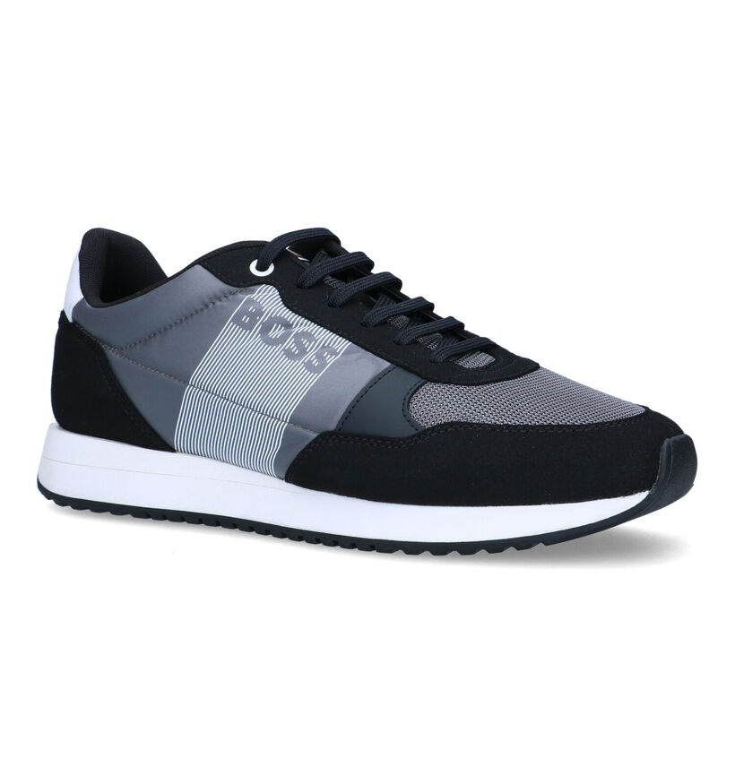 BOSS Kai Runn Baskets en Gris pour hommes (320716)