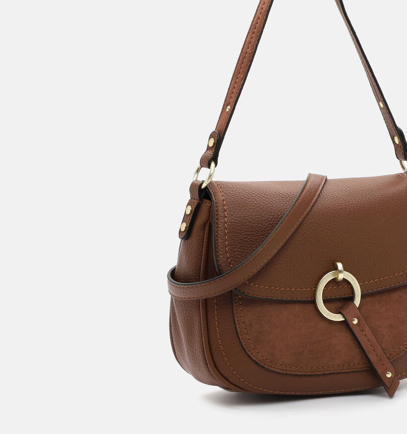 Tamaris Caro Cognac Schoudertas voor dames (363270)