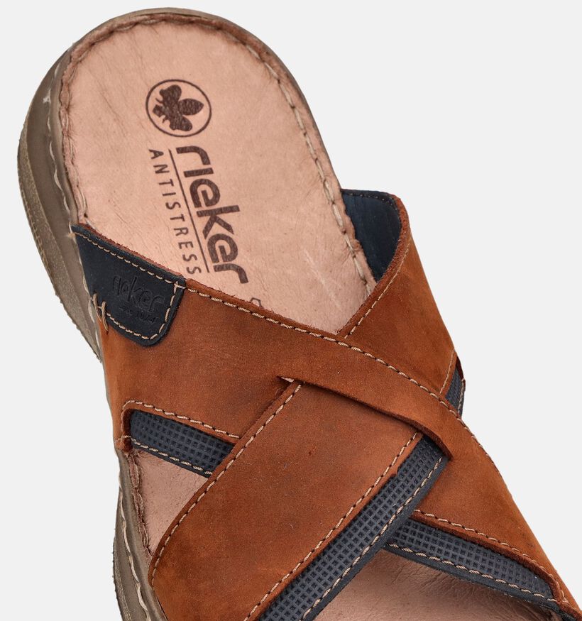 Rieker Bruine Slippers voor heren (370500)