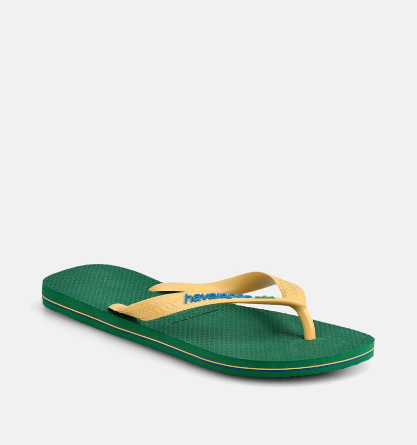 Havaianas Brasil Groene Teenslippers voor heren (373003)