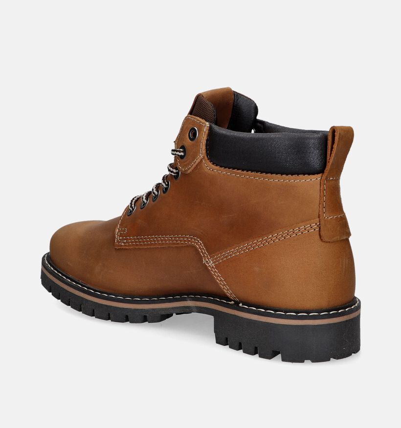 Jack & Jones Queensway Leather Boots en Naturel pour hommes (345844)