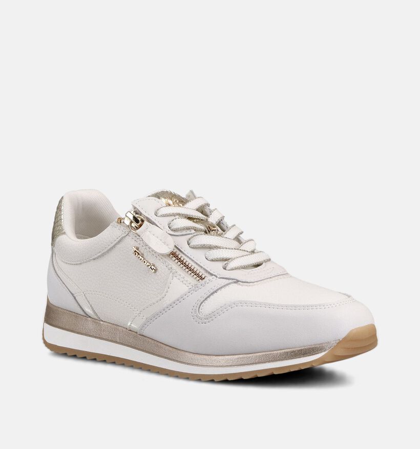 Tamaris Comfort Baskets habill&eacute;es en Blanc pour femmes (367847) - pour semelles orthop&eacute;diques