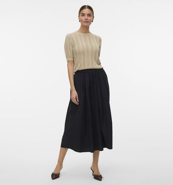 Vero Moda T-shirts Beige/Bordeaux