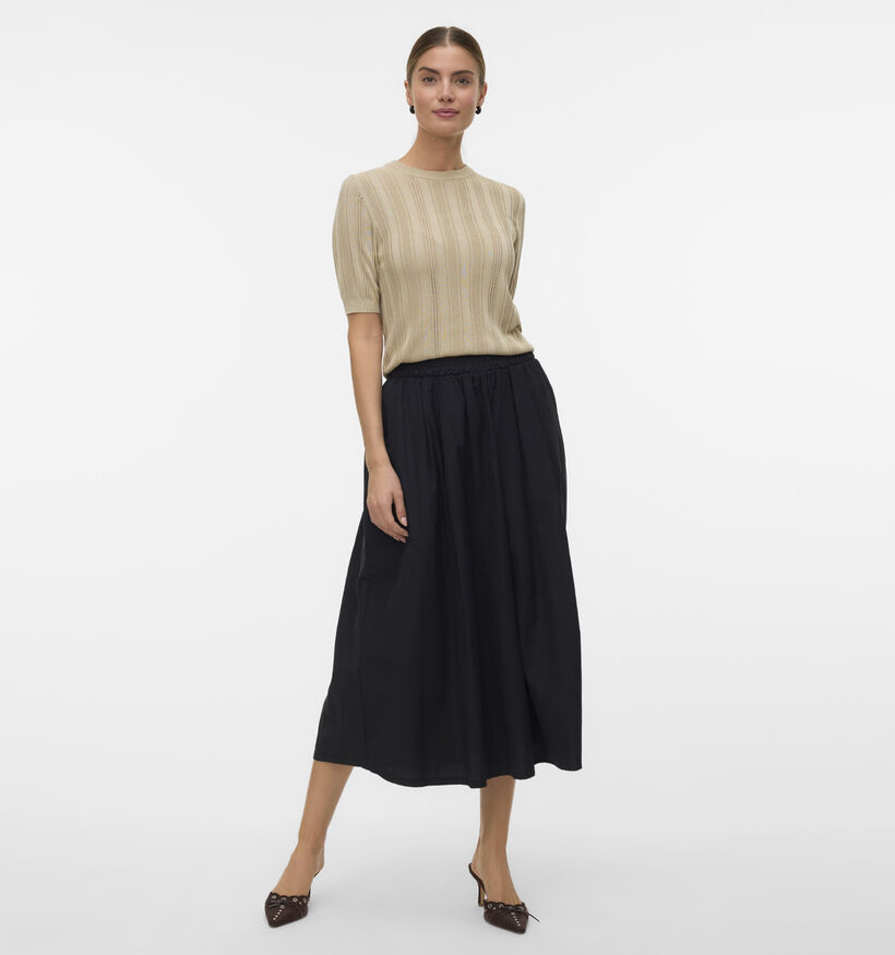 Vero Moda Mindy T-shirt en Beige pour femmes (361195)