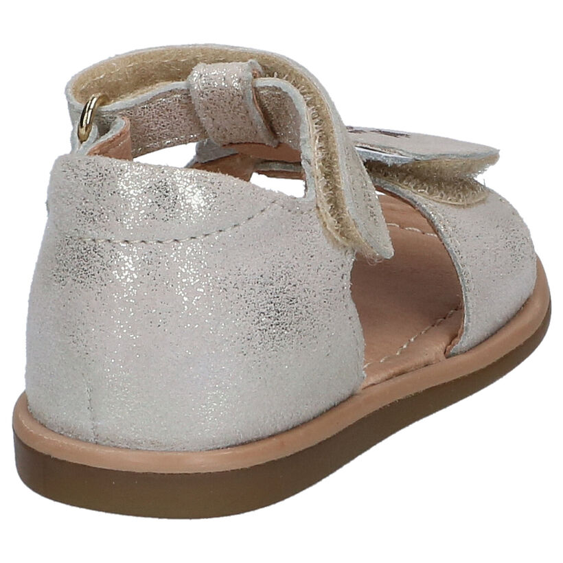 Shoo Pom Titty Miaou Gouden Sandalen in leer (288585)