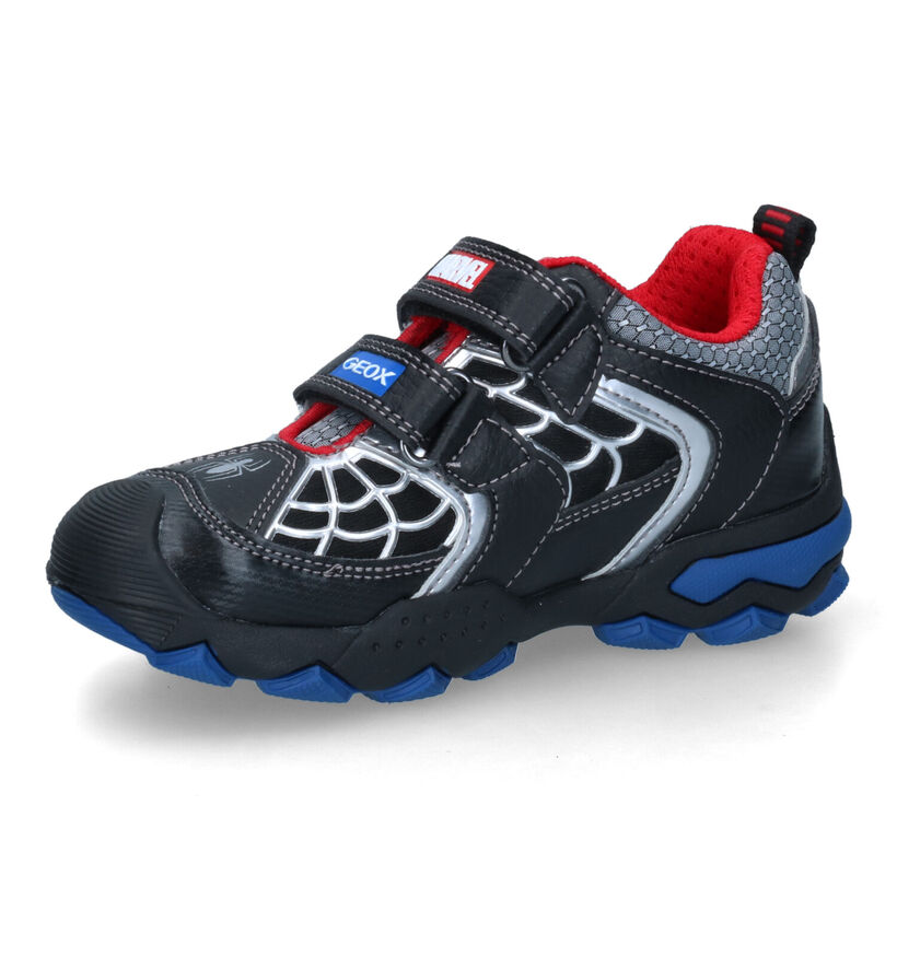 Geox Buller Zwarte Sneakers Marvel Spiderman voor jongens (317598) - geschikt voor steunzolen