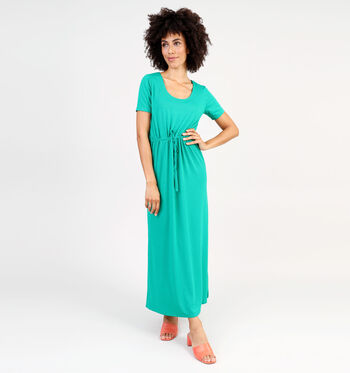 Robe longue vert