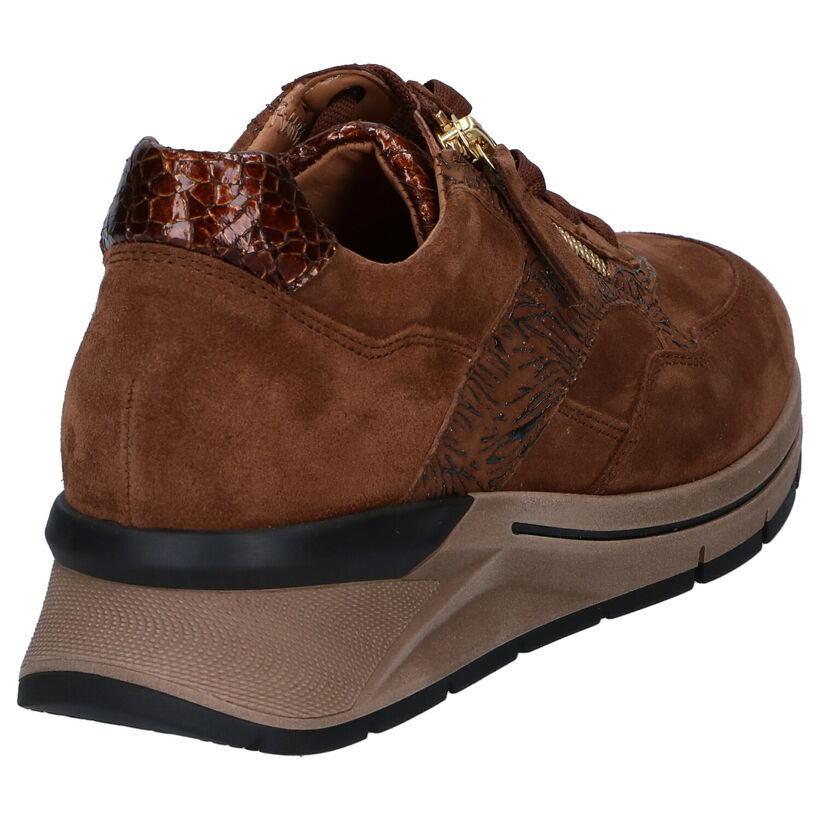 Gabor OptiFit Chaussures à lacets en Brun en nubuck (297378)