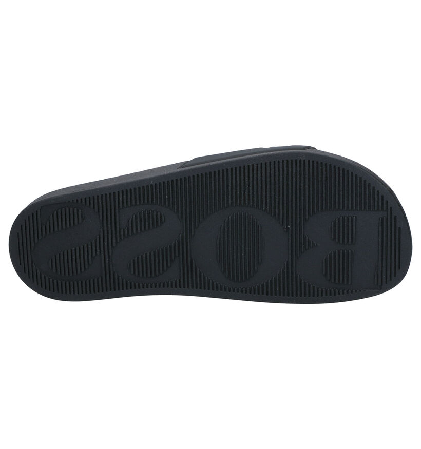 Hugo Boss Zwarte Badslippers in kunststof (266982)