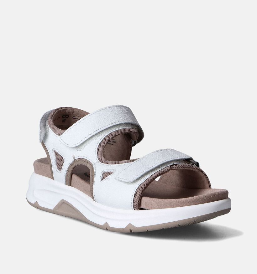 Gabor Rollingsoft Witte Sandalen voor steunzolen voor dames (355010) - geschikt voor steunzolen