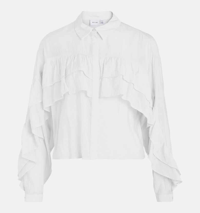 Vila Abia Chemise en Blanc pour femmes (323714)