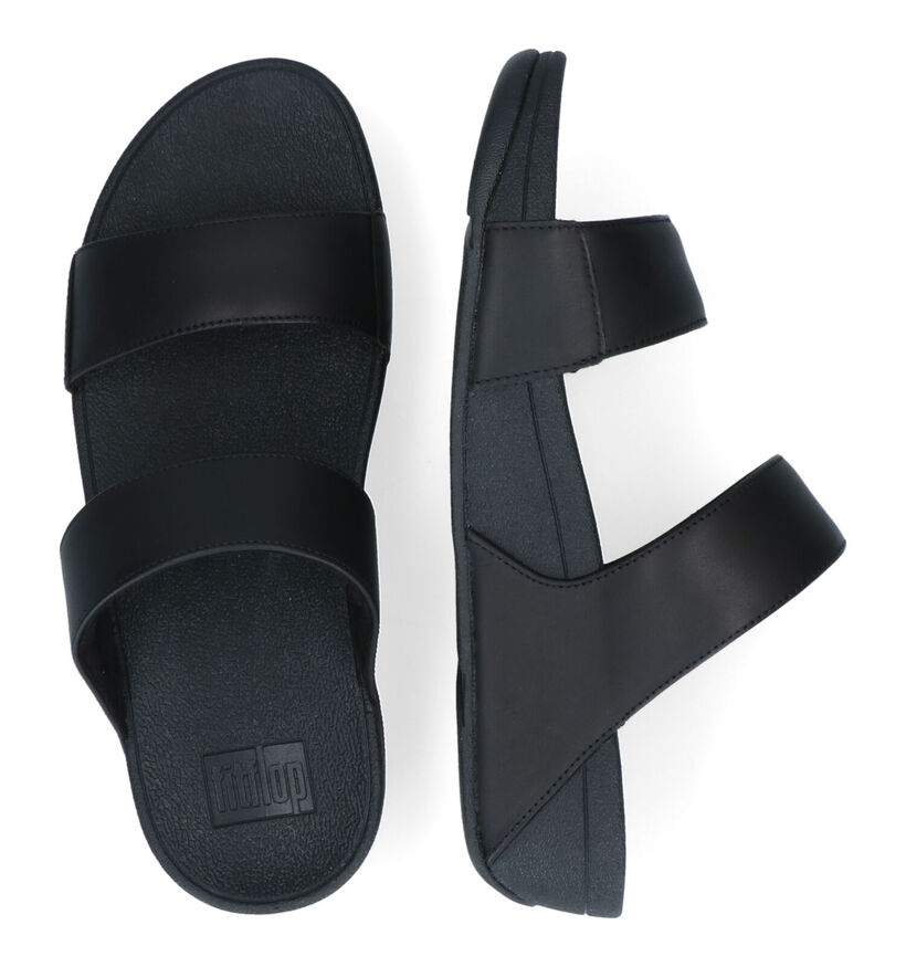 Fitflop Lulu Slide Zwarte Slippers voor dames (302651)