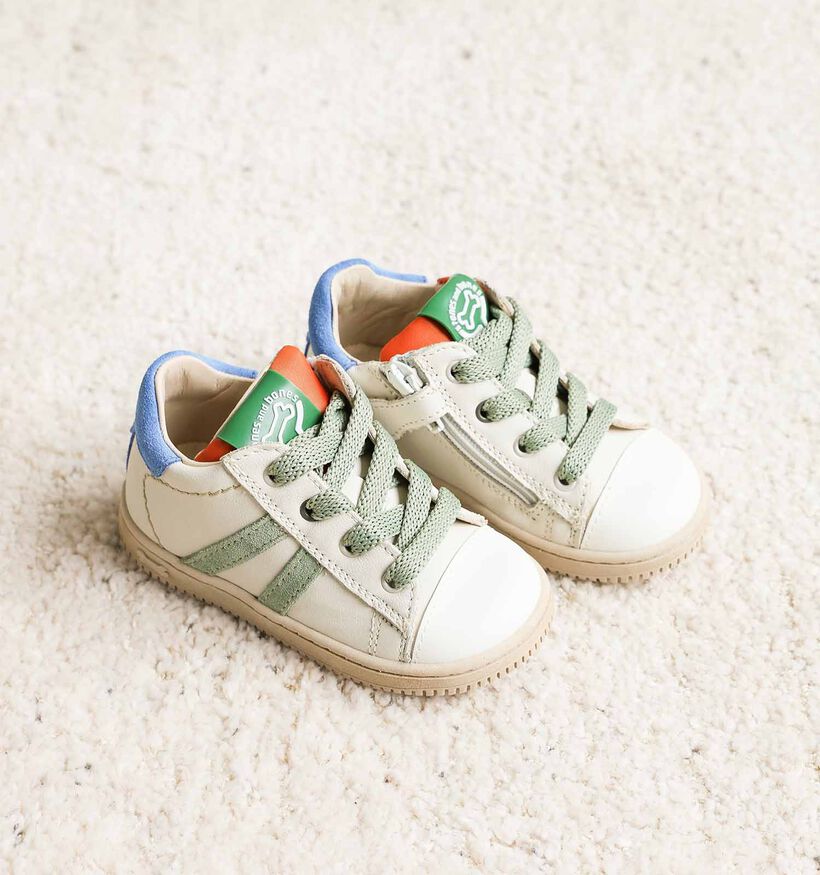 STONES and BONES Nepo Chaussures pour bébé en Beige pour garçons (352663) - pour semelles orthopédiques