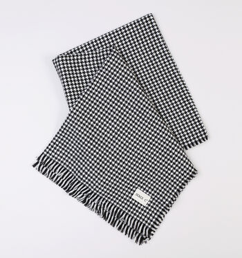 Dolce C. Sjaals Zwart/Beige/Bruin