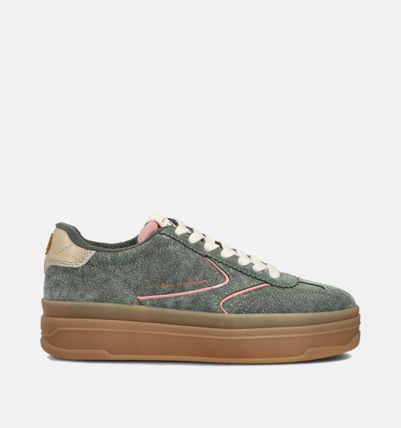 Scotch & Soda Minny Groene Sneakers voor dames (359420) - geschikt voor steunzolen