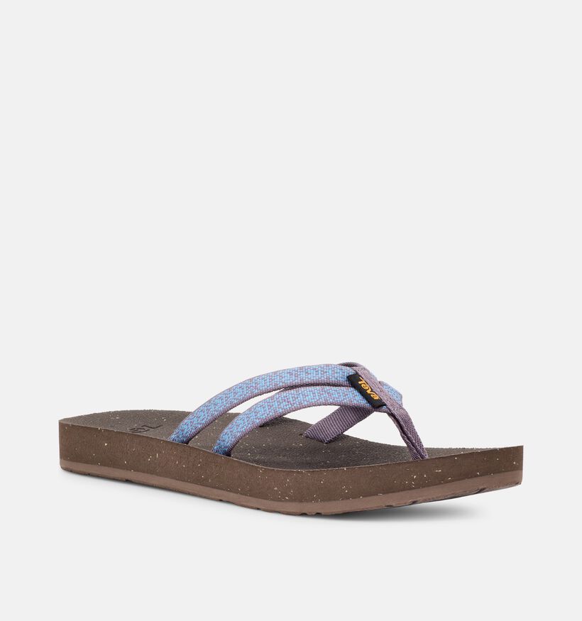 Teva Reflip Strappy Boho Tongs en Gris pour femmes (366048)