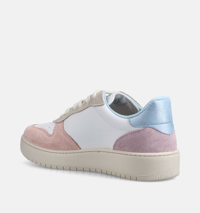 Victoria Melocoton Witte/Pastel Sneakers voor dames (369934) - geschikt voor steunzolen