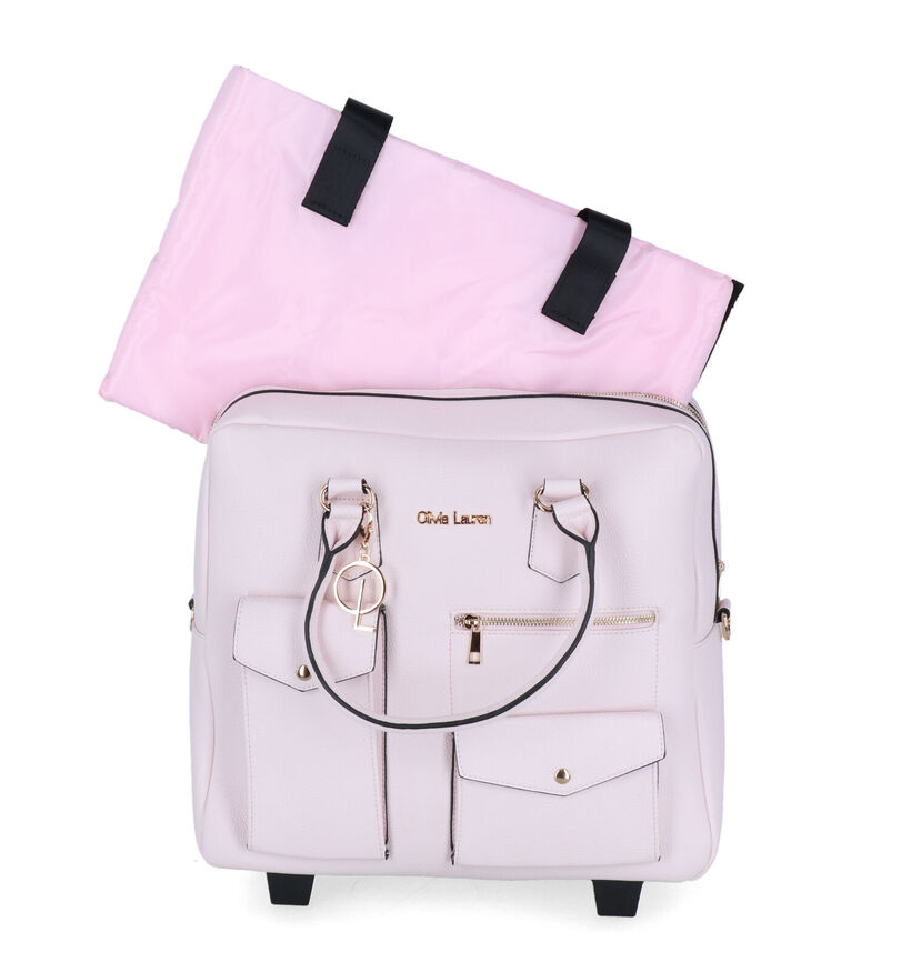 Olivia Lauren Tokyo Sac à roulettes en Rose pour femmes (341754)