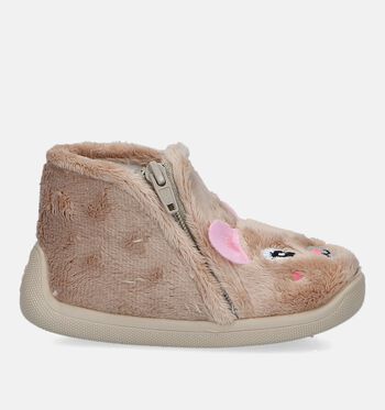 Pantoufles beige