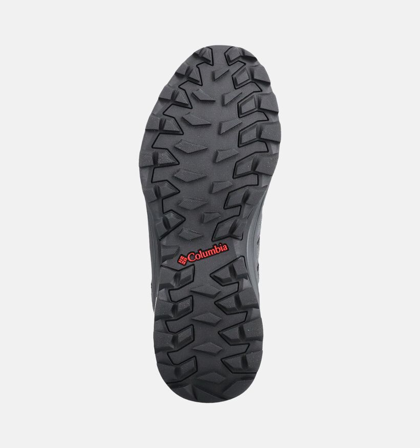 Columbia Redmond IV Mid Waterproof Chaussures de randonn&eacute;e en Noir pour hommes (378174) - pour semelles orthop&eacute;diques