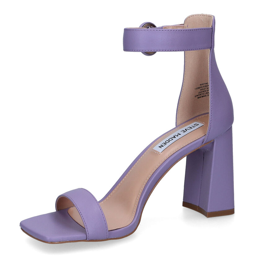 Steve Madden Riveting Sandales en Violet pour femmes (305353)