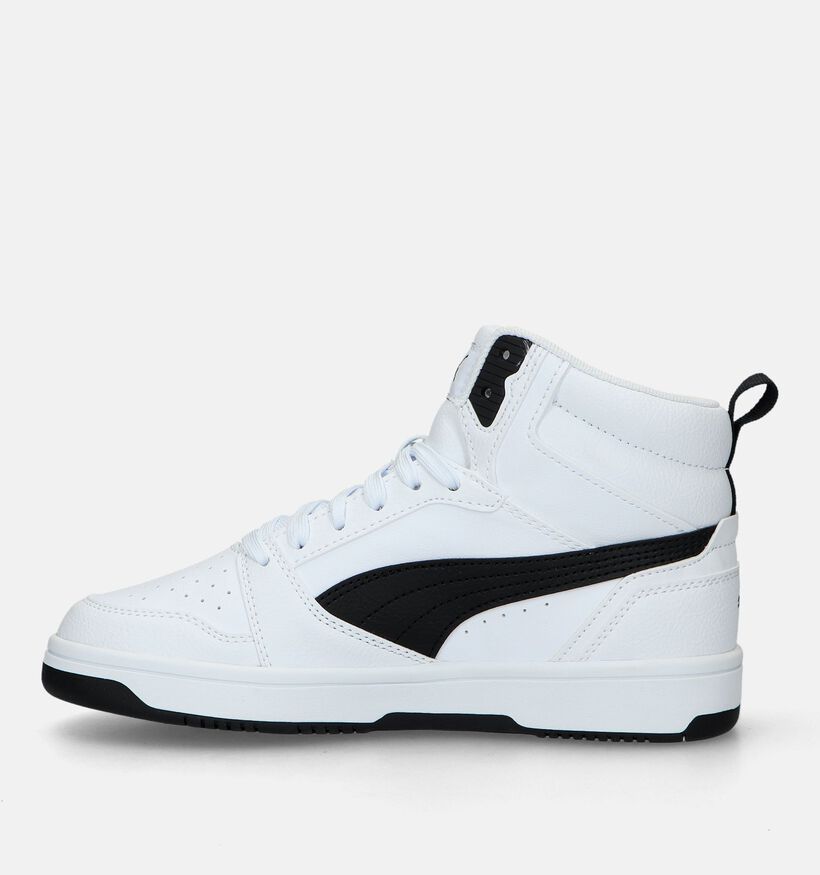 Puma Rebound v6 Witte sneakers voor meisjes, jongens (346446)