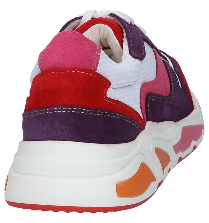 90's Sneakers Poelman Multikleur in daim (233588)