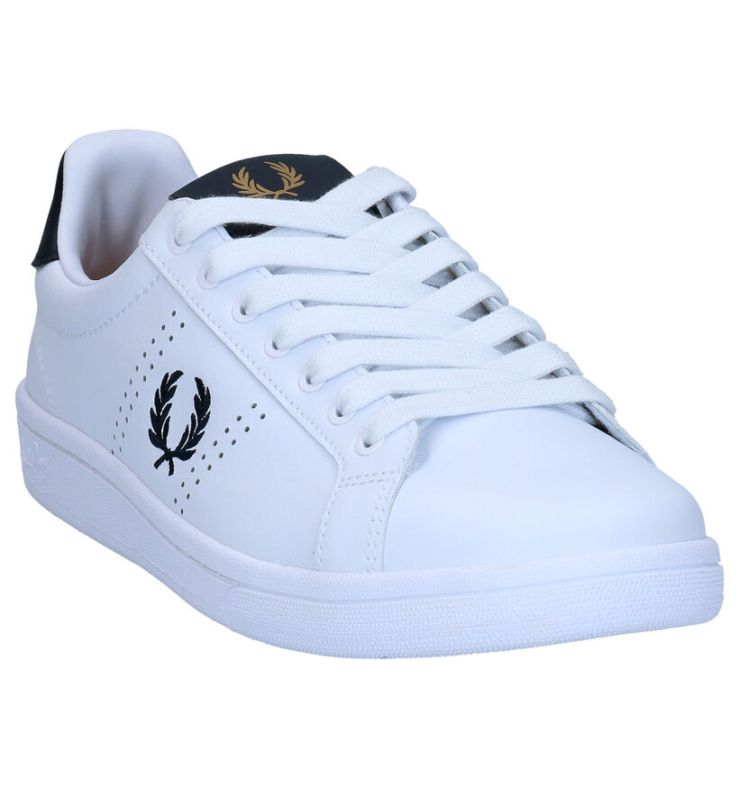 Fred Perry Witte Sneakers in leer (300613)