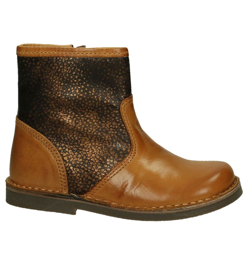 Bana & Co Bottes basses en Cognac en cuir (204583)