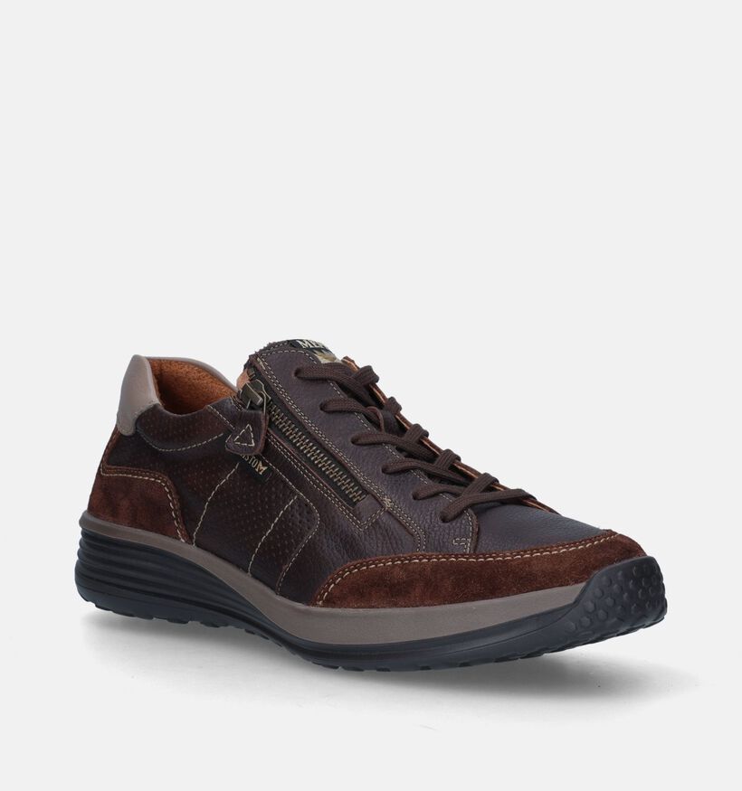 Mephisto Sacco Velsport Bruine Veterschoenen voor heren (345994) - geschikt voor steunzolen