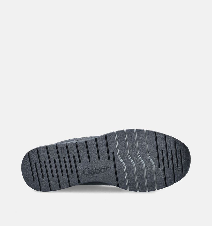 Gabor OptiFit Zwarte Sneakers voor dames (344775) - geschikt voor steunzolen