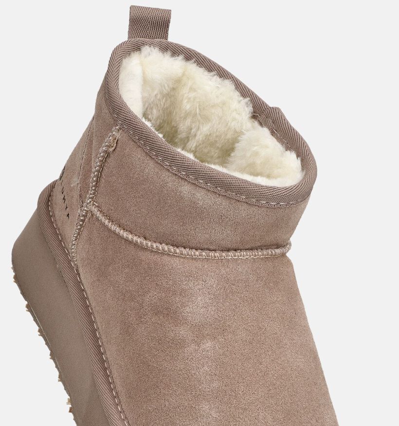 Luhta Lupaava MS Bottines d'hiver en Beige pour femmes (378592) - pour semelles orthop&eacute;diques