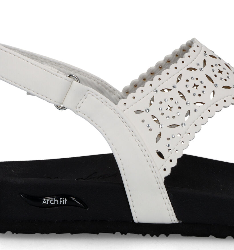 Skechers Arch Fit Treasud Witte Sandalen voor dames (324036)