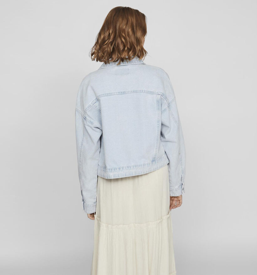 Vila Kira Veste en jeans en Bleu pour femmes (337662)