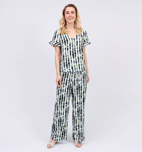 Vila Bavina Groene Wijde broek voor dames (357337)