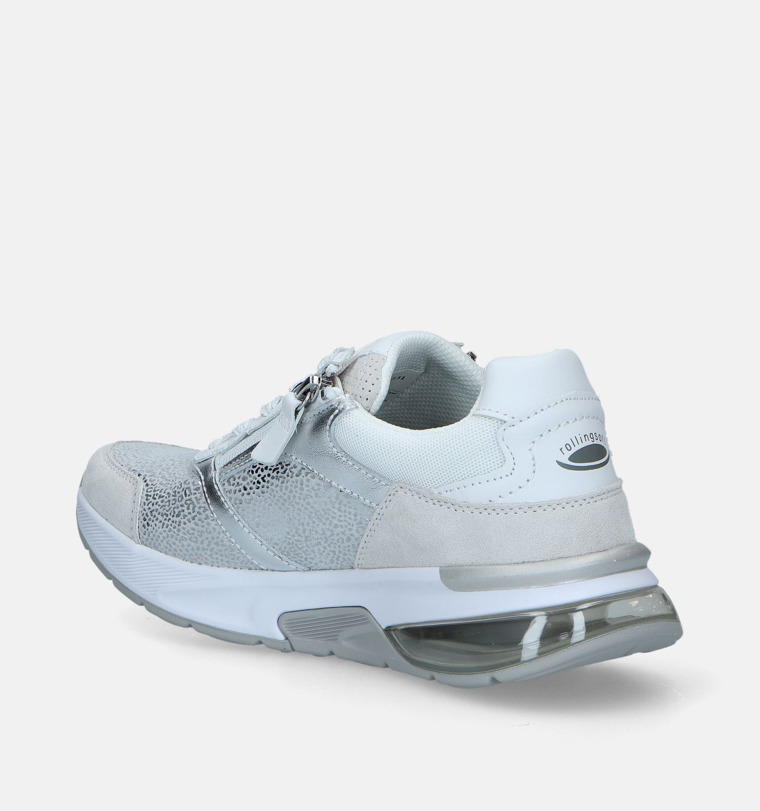 Gabor Rollingsoft Zilveren Sneakers Dames Sneakers Lage schoenen Online op TORFS.BE