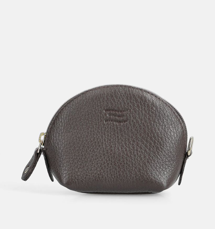 Crinkles Porte-monnaie zippé en Marron pour femmes (365747)