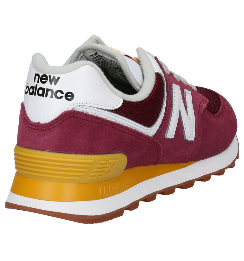 New Balance WL574 Roze Sneakers voor dames (301950) - geschikt voor steunzolen